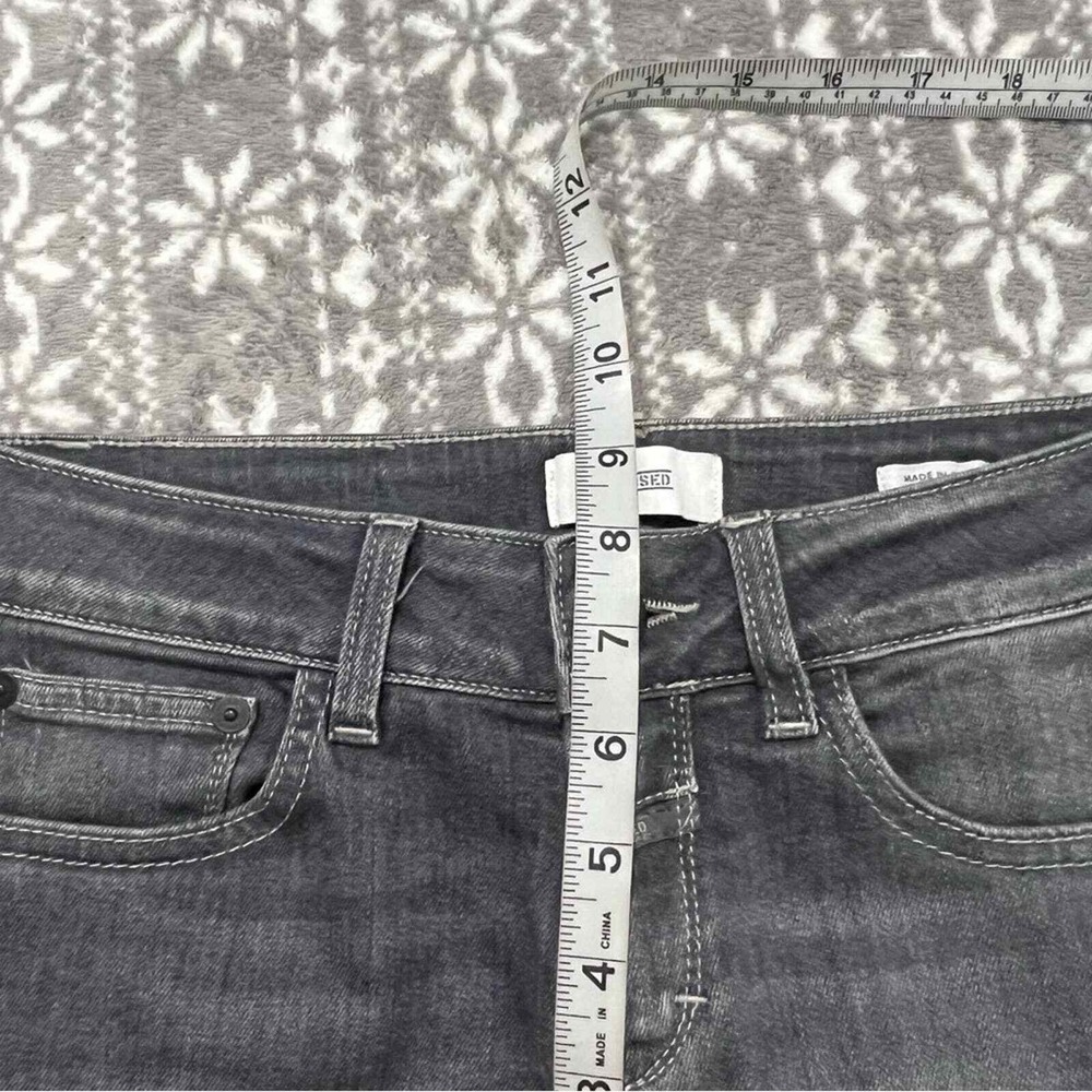 Anthropologie Closed Baker Long Gray Skinny Jeans Made In Italy Size 24 - Picture 8 of 10